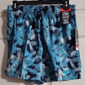 Speedo Men's Printed Volley Short: COMFORT LINER:PEACOAT PRINT: NEW WITH TAGS: S